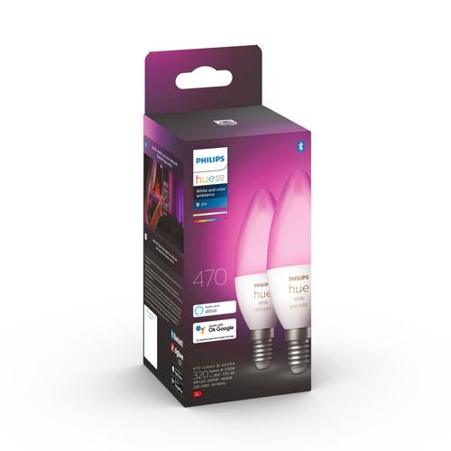 Philips Hue White And Color Kaarslamp E14 10-Pack
