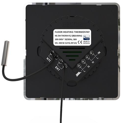 Heltun Slimme Thermostaat Elektrische Verwarming Zw/MatZw